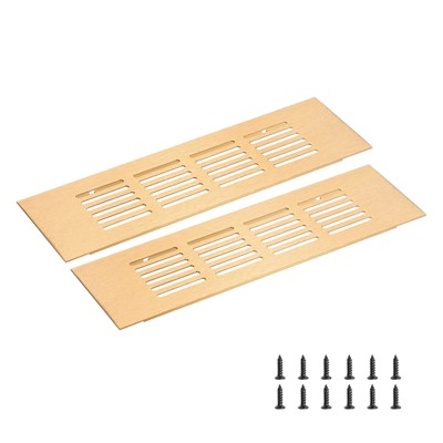 Unique Bargains Rectangle Ventilation Grille, Aluminum