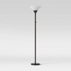 Torchiere Floor Lamp with Glass Shade - Threshold™ - 4 of 4