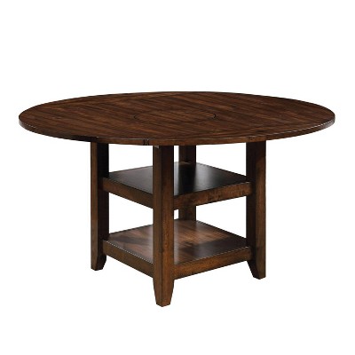 65" Drago Round Counter Height Dining Table Red - HOMES: Inside + Out