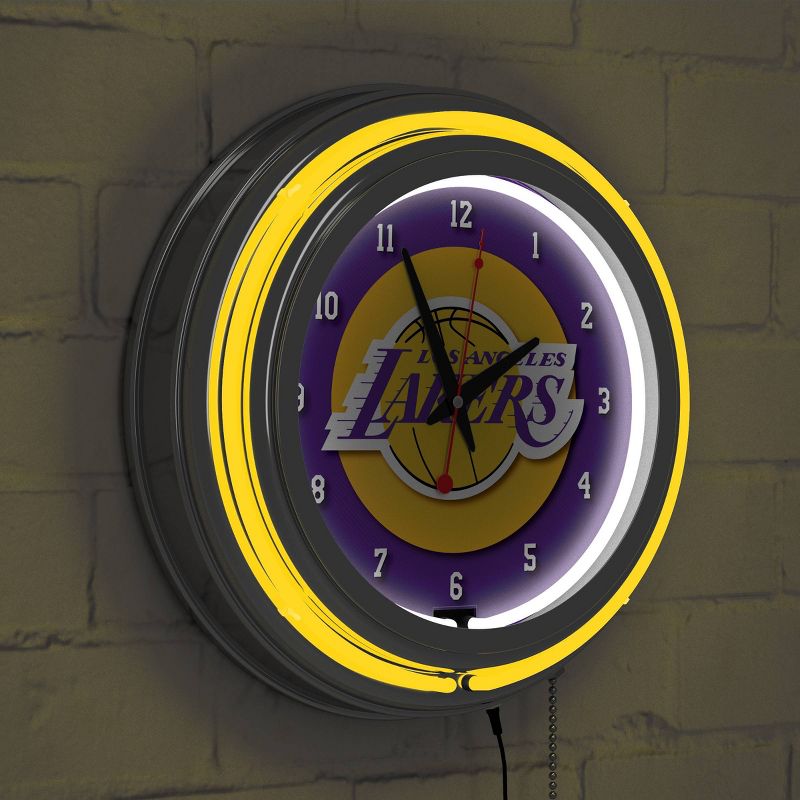 NBA Los Angeles Lakers Team Logo Wall Clock, 5 of 7