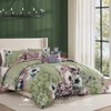 Bebejan Lilac Cascade 100% Cotton 5 Piece Reversible Comforter Set - 2 of 4