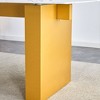 NicBex Dining Table 71" Modern Glass Rectangular Table with MDF Table Legs for Dining Room - 4 of 4