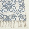 Patina Vie Vintage Inspired Accent Rug Blue/Tan Floral - 3 of 4