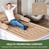 Balconera Queen /FullXL Size Air Mattress with Headboard, 18in Blow Up Mattress with Carry Bag, Repair Kit  for Home, Camping, Travel - 3 of 4