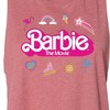 Women's Barbie Movie Logo Icons Graphic Racerback Tank - Heather Mauve - Small - 2 of 3