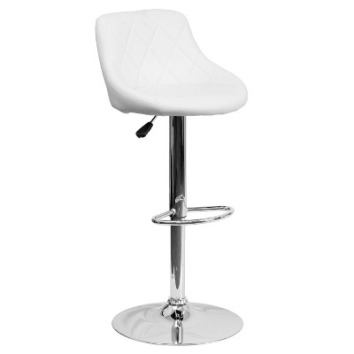 Flash furniture metal barstool 2024 with swivel bucket seat