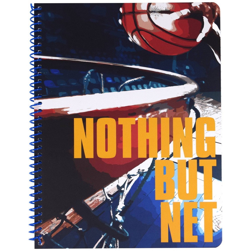 Top Flight Nothing But Net Subject Wide Ruled Spiral Notebook, School Supplies