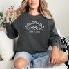 Simply Sage Market Women's  Garment Dyed Graphic  Embroidered Sweatshirt Colorado Mountains - 2 of 3