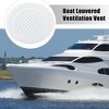 Unique Bargains Round Marine Boat Louvered Ventilation Vent White 6 inch 3 Pcs - 2 of 4