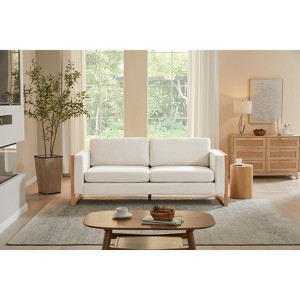 3-Seater Sofa Couch Oversize Upholstered Loveseat - ModernLuxe - 1 of 4
