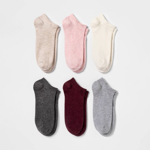 Women's 6pk Low Cut Socks - A New Day™ 4-10 : Target