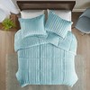 York Brushed Faux Fur Comforter Mini Set - 4 of 4