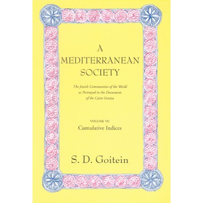A Mediterranean Society, Volume VI - (Near Eastern Center, UCLA) by  S D Goitein (Paperback)