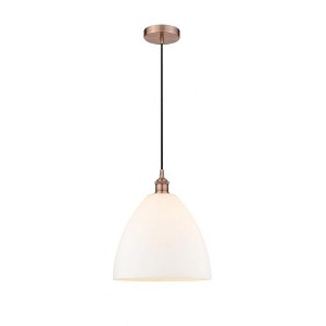 Edison Dome - 1 Light Cord Hung Mini Pendant In Industrial Style-13.75 Inches Tall and 12 Inches Wide - 1 of 1