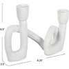 Storied Home Modern Sculptural Double Taper Candle Holder - 3 of 4