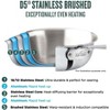 All-Clad Copper Core 5-Ply Stainless Steel Fry Pan 10 Inch Induction Oven Broiler Safe 600F Pots and Pans, Cookware Silver - 4 of 4