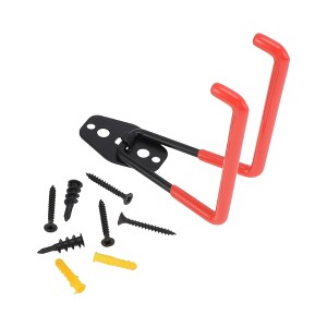 Unique Bargains Garage Storage Hooks with Screws Medium Square Base Plate with Hook 5.1"x5.1"x2.2" 1 Pc - 1 of 4