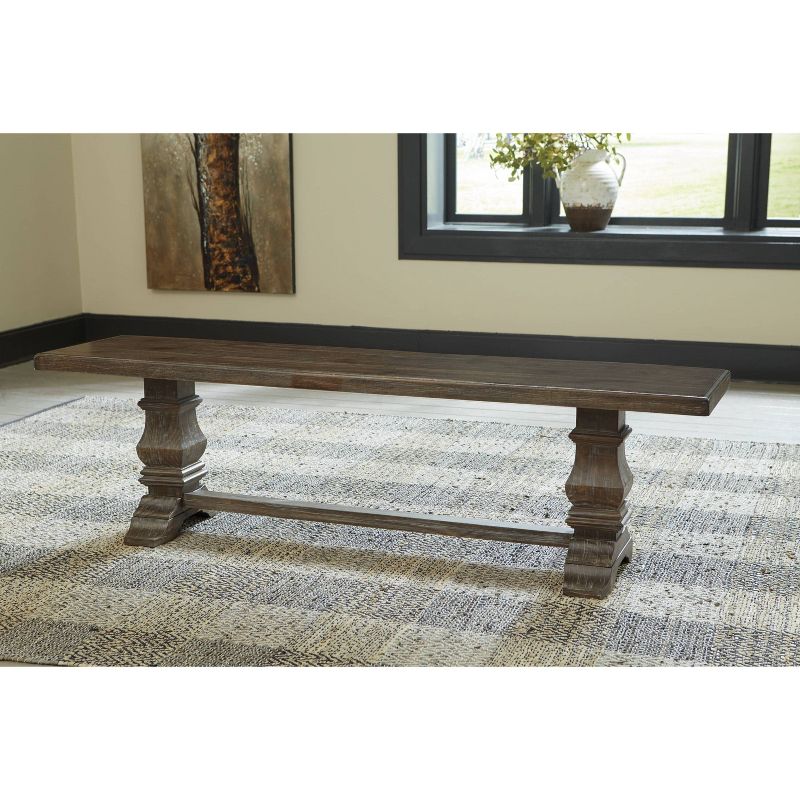 Wyndahl Dining Room Bench Rustic Brown - Signature Design by Ashley, 3 of 5