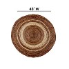 Flash Furniture Natural Fiber Jute Area Rug - Braided Indoor Jute Rug - Natural Area Rugs - image 4 of 4