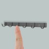 Unique Bargains Bathrooms Coat Rack Wall Hooks for Hanging Hat Rack Towel - 4 of 4