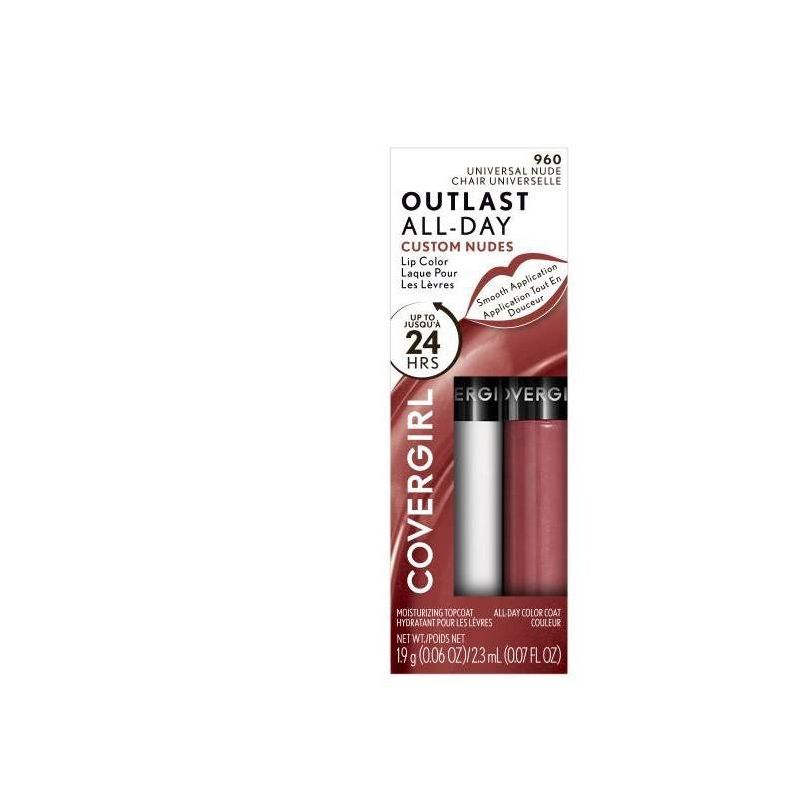 COVERGIRL Outlast All-Day Lip Color withTopcoat - 0.077 fl oz, 5 of 13