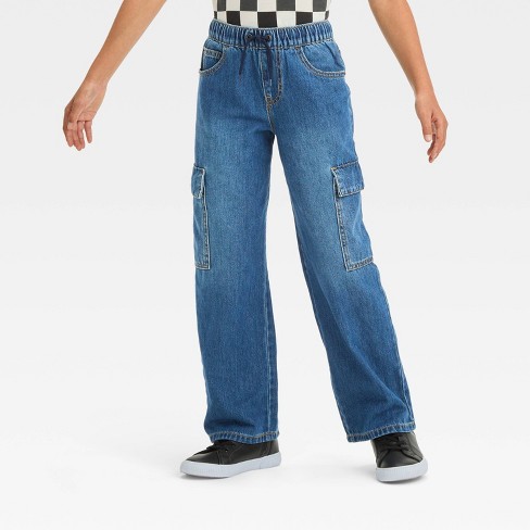 Boys Loose Cargo Pants Cat Jack Medium Blue 4 Target