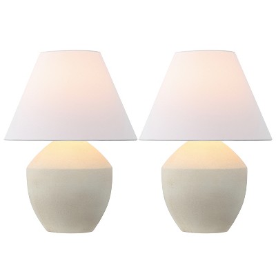 JONATHAN Y Ralf Minimalist Scandinavian Resin/Iron LED Table Lamp
