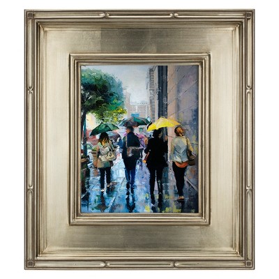 Classic Silver 8x10 Wood Wall Frame