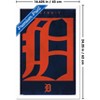 Trends International MLB Detroit Tigers - Logo 25 Framed Wall Poster Prints - 3 of 4