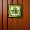 Slickblue Irish Stained Glass Panel – 6.3" Square Hanging Decor with 7 Traditional Celtic & Heritage Designs - 2 of 3
