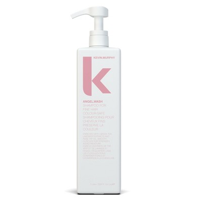 Kevin Murphy Angel Wash Shampoo (33.8 oz) (XXL Liter) | Gentle Shampoo for Fine, Color-Treated Hair | Nourishing Formula for Thin Hair