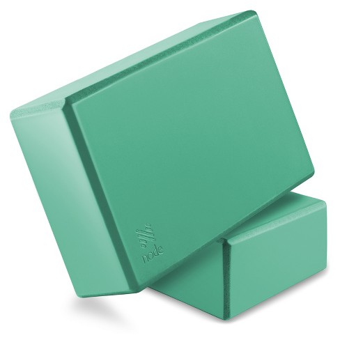 Eco Foam Yoga Blocks, Set of 2, with Beveled Edges, 4 X 6 X 9