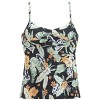 LASCANA Women's Tropical Print Underwire Tankini Top - image 4 of 4