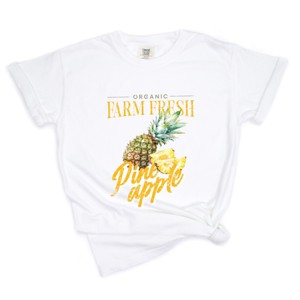 Simply Sage Market Farm Fresh Pineapple Watercolor Garment Dyed Tee - 1 of 4