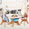 Infans Children Kids Activity Table & Chair Set Play Furniture W/Storage Indoor/Outdoor - 3 of 4