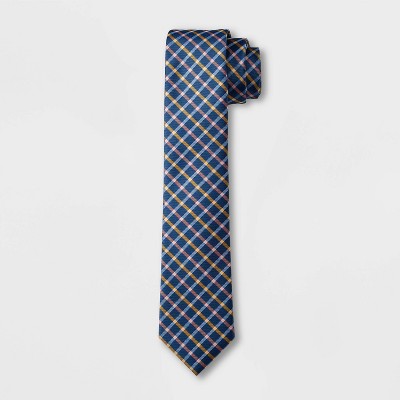 Men's Checkered Tie - Goodfellow & Co™ Blue