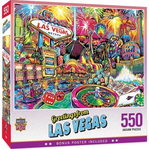 MasterPieces Inc Greetings From Las Vegas 550 Piece Jigsaw Puzzle - 1 of 4