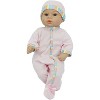 14" Sweet and Happy Baby - Pink with Stripes Pajamas - image 3 of 3