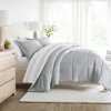 Ombre Reversible Soft Comforter Sets, Down Alternative, Easy Care, Geometric Pattern - Becky Cameron - 2 of 4