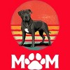 Women's Design By Humans Mother's Day Pittie Mom Pitbull Dog Lovers By JorgeLopez Racerback Tank Top - 2 of 2