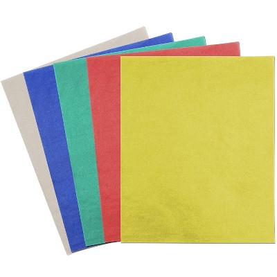 50 Sheets Carbon Paper for Tracing, Carbon Transferring Transfer Copy Graphite Paper Sheets for Carbon Copies, 9x11", Multicolored