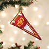 Old World Christmas Glass Blown Ornament for Christmas Tree, USC Pennant - 2 of 3