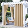 NICETOWN Outdoor Light-Blocking Curtains with Low-Density Grommets for Patio/Exterior Windows - 3 of 4