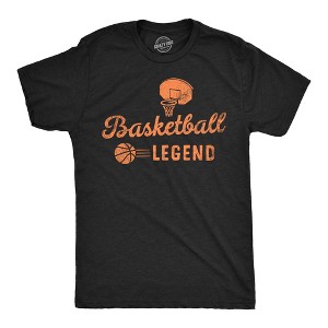 Mens Basketball Legend Funny T Shirts Sarcastic Sports Graphic Tee For Men - Crazy Dog Men's T Shirt - 1 of 4