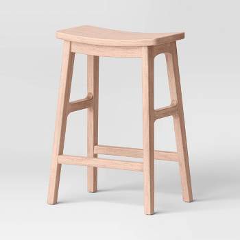 Modern All Wood Counter Height Barstool - Threshold™