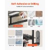 VEVOR Paper Towel Holder Under Cabinet, High-Quality Stainless Steel Paper Towel Holder, Self Adhesive or Drilling Paper Towel Holder, Black - 4 of 4