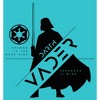 Girl's Star Wars: Obi-Wan Kenobi Darth Vader Strong is the Dark Side Silhouette T-Shirt - 2 of 4