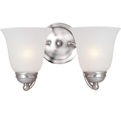 Maxim Lighting Basix 2 - Light Vanity in  Satin Nickel