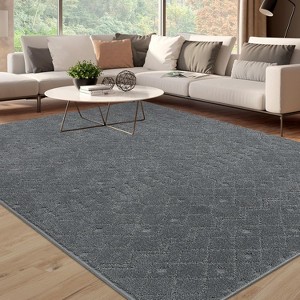Large Area Rugs for Living Room Indoor Non-Slip Non-Shedding Floor Carpet Vintage Bohemian Textured Bedroom Rug Home Floor Decor - 1 of 4