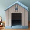 31" Weatherproof Outdoor Dog House with Apex Roof ¨C Durable Kennel Shelter for Medium Dogs - 3 of 4